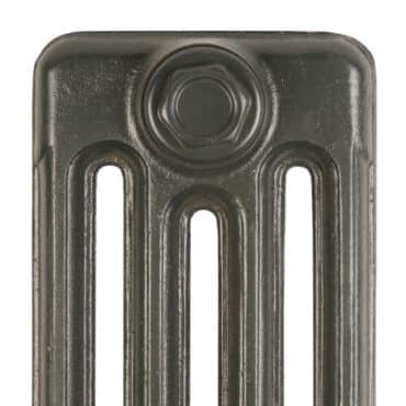 Charcoal cast iron radiator finish