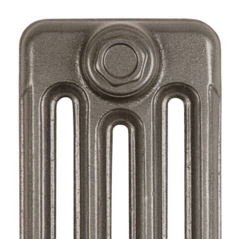 Mid grey sparkle cast iron radiator finish