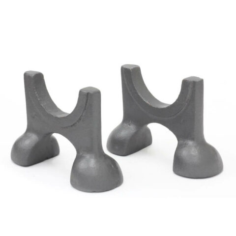 Cast iron radiator feet for a cast iron radiator