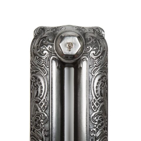Polished cast iron radiator