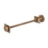 Antique brass Whitworth wall stay - Radrestore