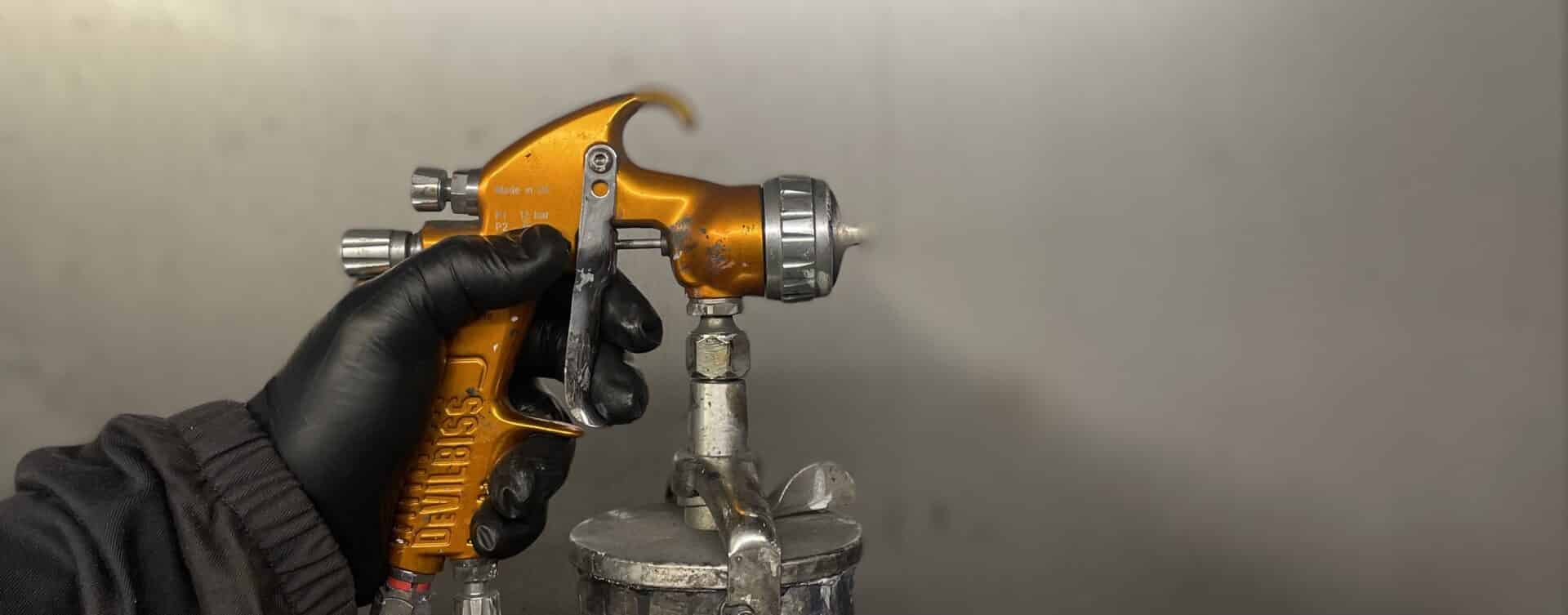 Pint gun, cast iron radiator