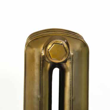 Antique brass, cast iron radiator finish