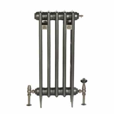 Victorian 4-column cast iron radiator, featuring classic design, perfect for adding vintage charm and efficient heating to your space