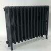 classic 4 column cast iron radiator 760mm in black primer 2
