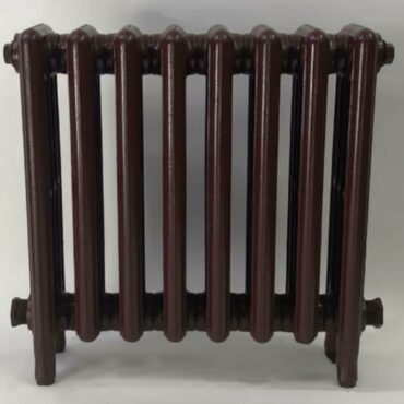 classic 4 column cast iron radiator 670mm in rioja red 1