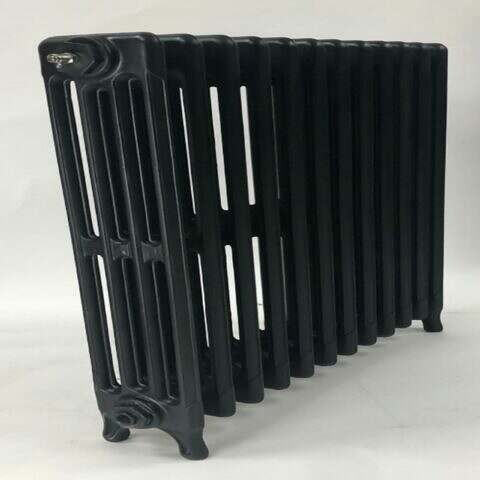 Neo classic cast iron radiator 4 column 770mm in black primer 2