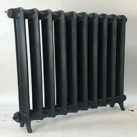 princess 2 column cast iron radiator 970mm in black primer 2