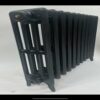 victorian 4 column cast iron radiator 670mm in black primer 2